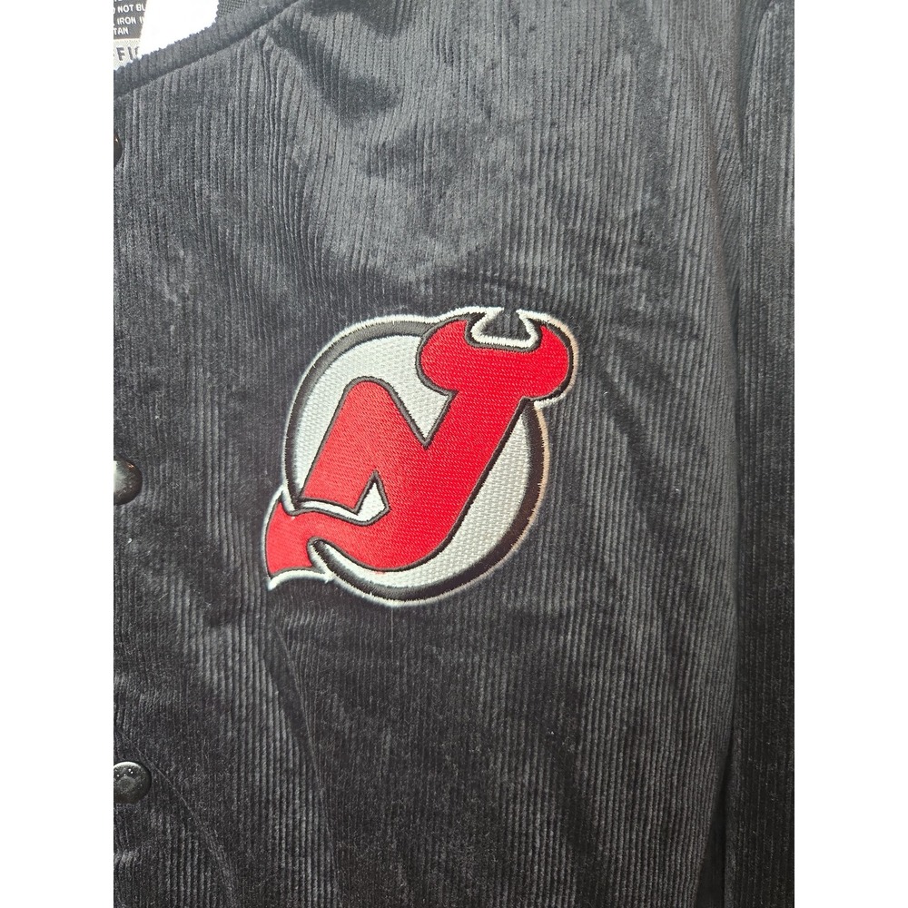 New Jersey Devils Raise‎ Hell Men's Corduroy Jacket Medium - Picture 2 of 6